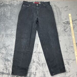 VTG 1996 Levis Silver Tab Men's Baggy Loose 36X34 Black Jeans USA‎ 90s Y2K EUC